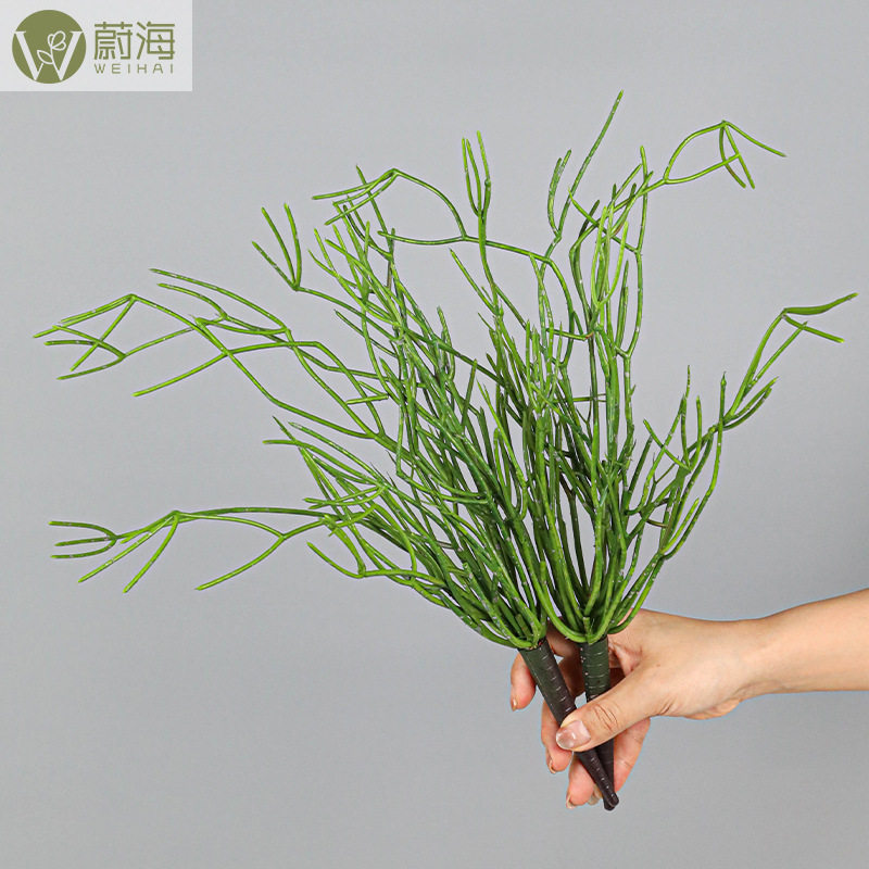 仿真针草绿植垂吊植物造