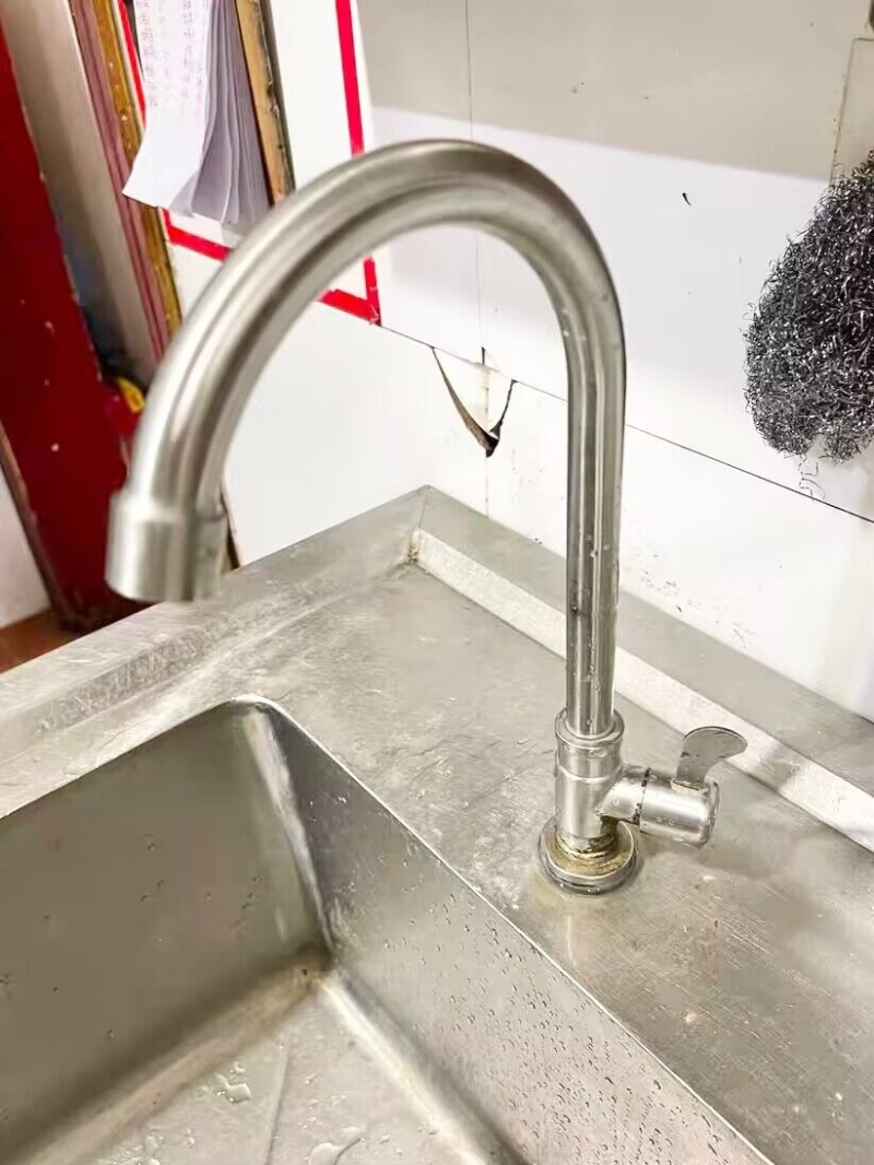 家用厨房菜盆冷热单冷水洗手盆洗菜池洗手池水槽304不锈钢水龙头