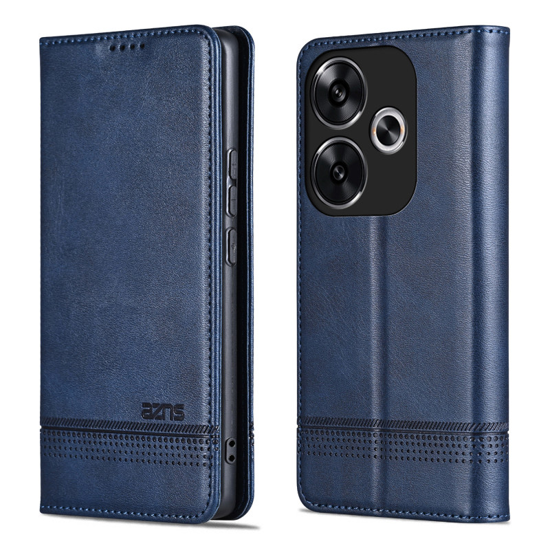 仿牛纹适用于红米turbo3手机壳红米note12turbo翻盖全包保护皮套redminote13pro+防摔软胶小米13高级感12tpro