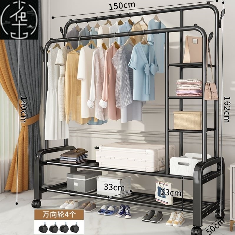 Drying racks Floor-to-ceiling folding bedroom hangers 衣架