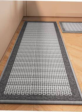 Kitchen floor mat Dirt resistant carpet woven mat编织垫子