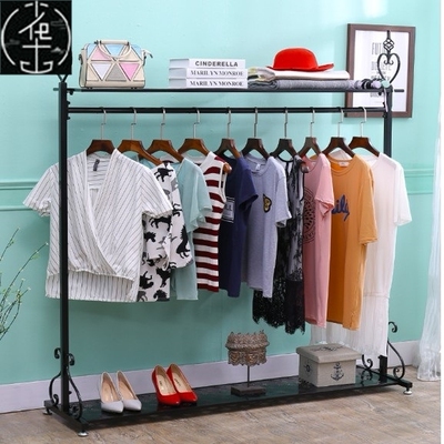 Simple hanger Portable Closet Hanging Clothing Garment Rack