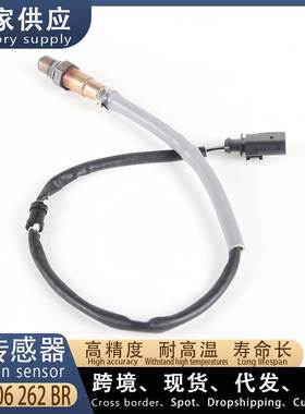适用大众迈腾3.2L 汽车后右氧传感器 022906262BR 广州汽配