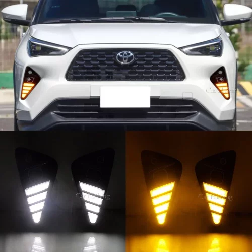 适用于丰田23-24款雅力士Yaris Cross日行灯流水转向灯行车灯