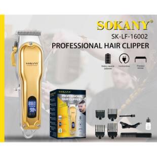SOKANY16002专业理发剪不锈钢多功能电推剪理发器HAIR CLIPPER