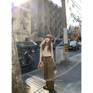 裤 卡其色加厚牛仔工装 REAL CHANGING