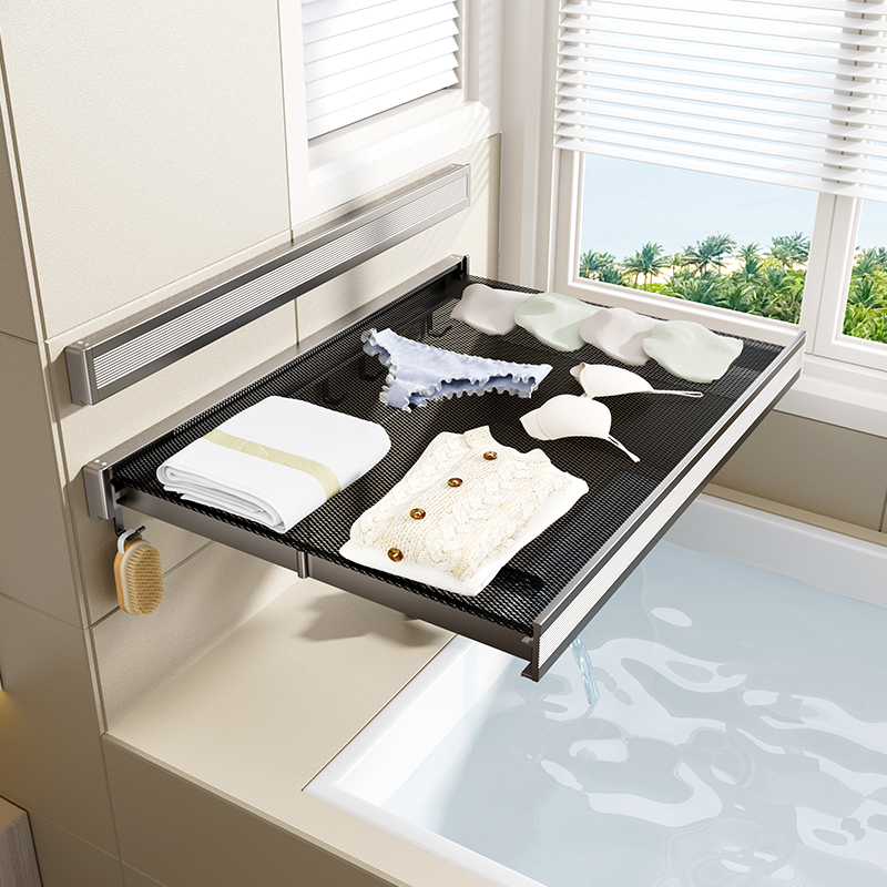 卫生间洗澡间临时放衣服的神器