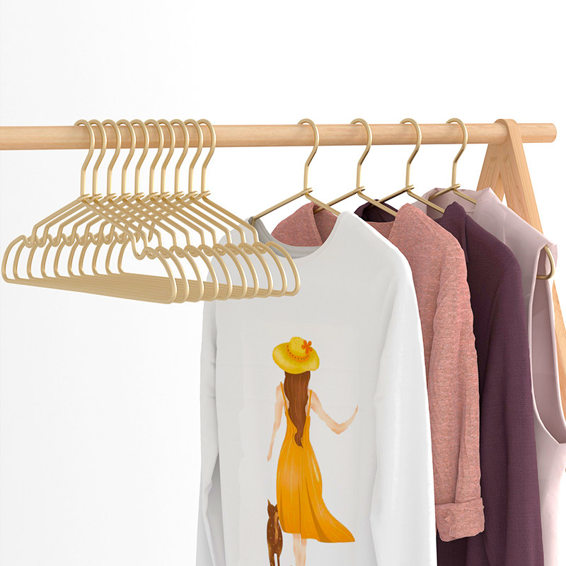 卧室家用挂衣加厚金属简易铝合金衣架凉衣服服装店的架子无痕防滑|msdalam kategori keluarga memasang ibu, kelengkapan peribadi, bilik mandi perkakasan/loket, Hook/pakaian cangkuk - dari Buy2taobao.com untuk memberikan perkhidmatan ejen Taobao profesional membeli