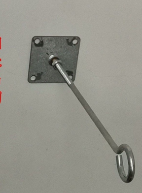 m10*350mm加长铁钩吊钩吊扇吊杆吊顶钩风扇勾子强力承重顶板挂钩