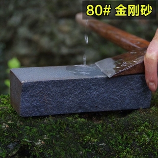 80目金刚砂 刹铁旺器粗磨砂轮大号开刃粗磨石油石家用菜刀磨刀石