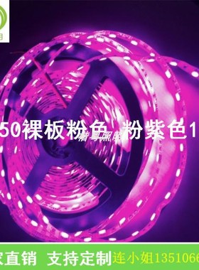 120灯3528LED24伏5050灯带粉紫色低压DC12V装饰KTV软灯条60珠防水