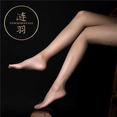 星空闪光t裆脚尖透明打底裤丝袜