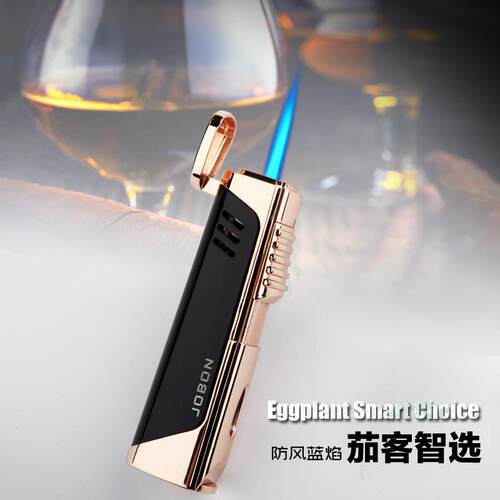 ZB990防风直冲喷枪雪茄焊枪厨房烘焙金属充气打火机lighter