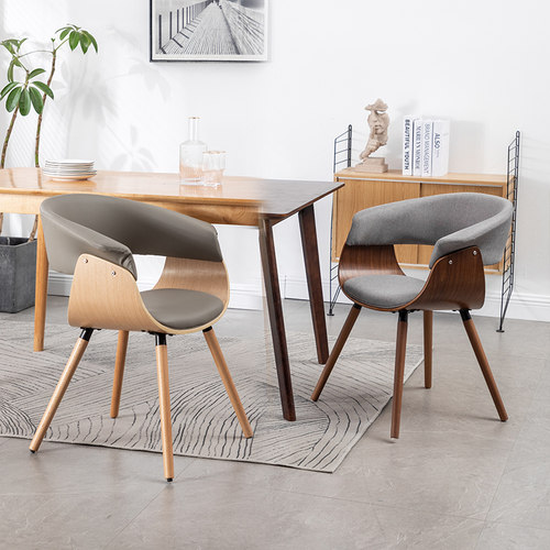 简艺极简餐椅家用实木餐厅椅阳台