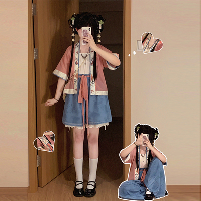 汉服汉元素中式国风日常夏季套装