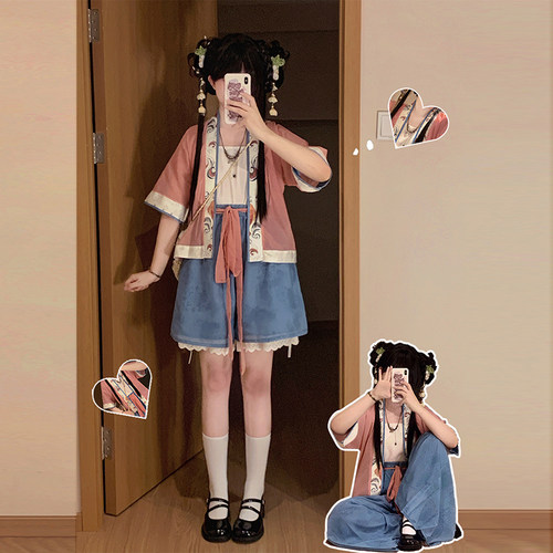 汉服汉元素中式国风日常夏季套装