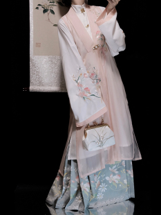 赵鲛氏 明制立领对襟刺绣日常绝美秋冬款 藏仙居原创汉服 花间酒