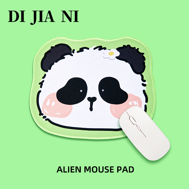 原创草坪熊猫鼠标垫可爱