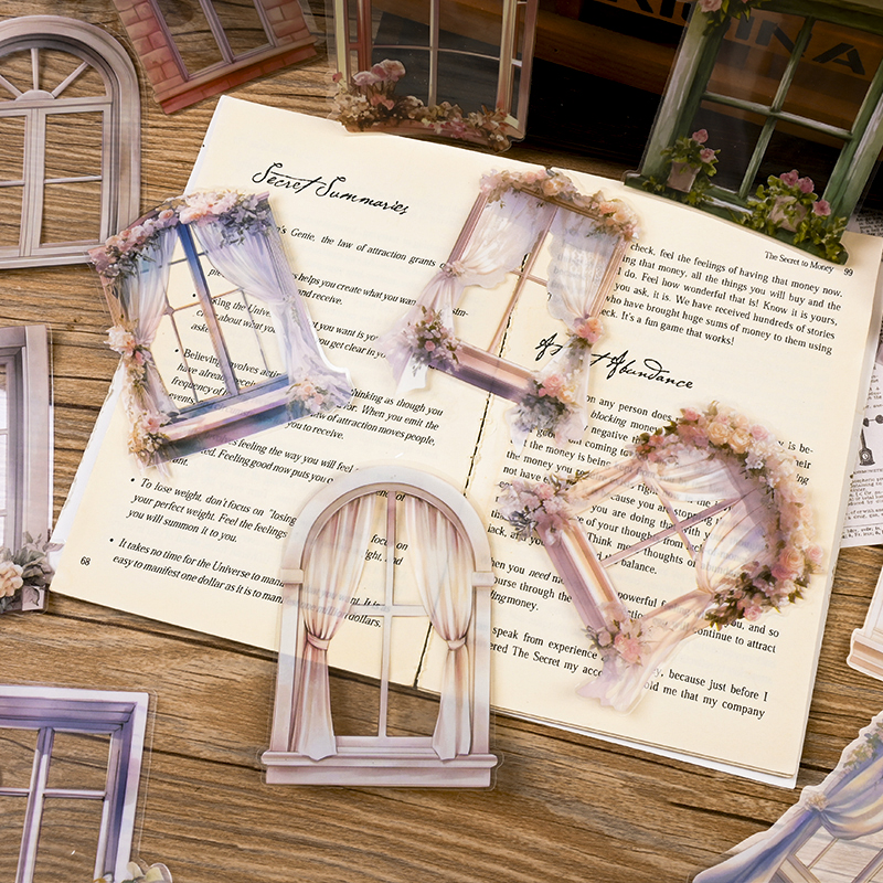 ins窗边梦境贴纸包PET防水