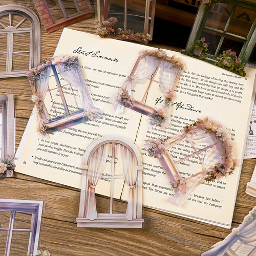 ins窗边梦境贴纸包PET防水