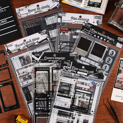 时光标本系列胶片贴纸防水PET