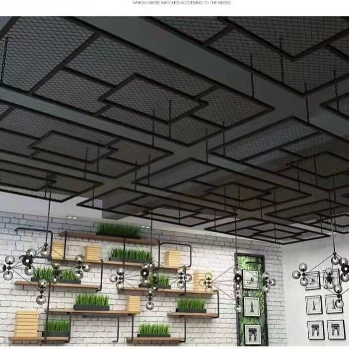 新品爆品网格铁艺屏风隔断超市餐厅矮围栏花架不R锈钢镂空菱形金,金属材料及制品,丝网/金属网,淘宝优惠券,粉丝福利购,淘宝优惠卷