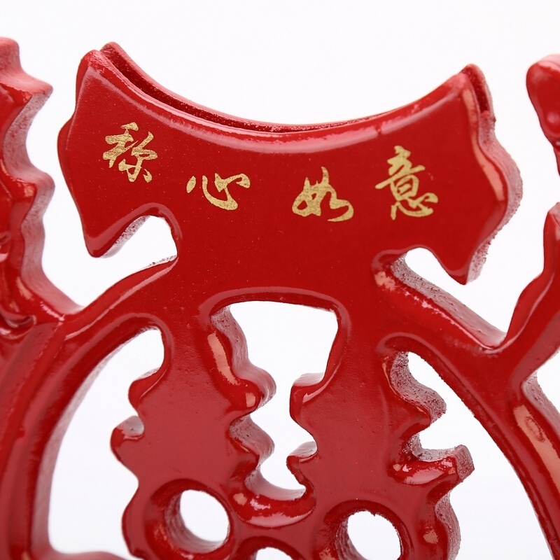 极速喜桶子孙桶发财桶仿红木大红B色复古娘家嫁妆实用品宝桶摆件