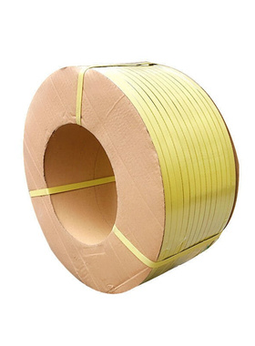 PP塑料包心带打包带夹心热熔带半自动机用黄色包装带手工捆扎紧带