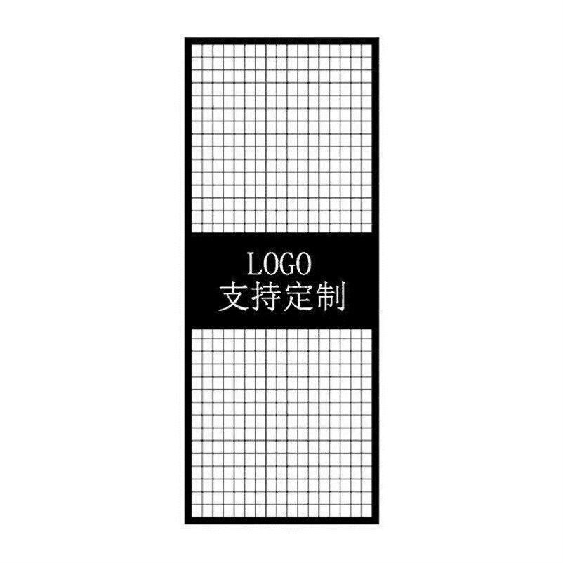 新品网格a铁艺屏风隔断超市餐厅矮围栏花架不锈钢镂空菱形金属装