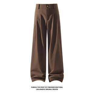 NICE LOOSE潮流新品青少年个性休闲裤时尚新款美式廓形直筒西裤子