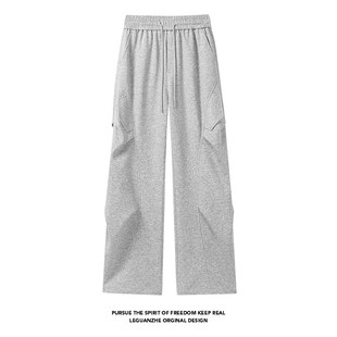 NICE LOOSE潮流新品青少年个性休闲裤子时尚新款美式华棉伞兵卫裤