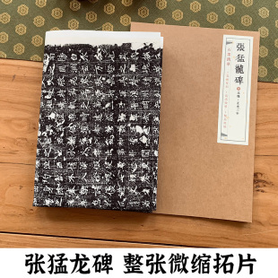 北魏张猛龙碑 石墨镌华山东金石书法博物馆馆藏底本原碑帖整张微缩拓片成人初学者楷书毛笔书法入门临摹练字帖古帖拓本教材作品纸