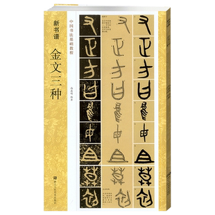 西周金文三种 毛公鼎/散氏盘/虢季子白盘 新书谱中国书法基础教程原碑帖全文技法解析教材成人初学者金文大篆书毛笔书法临摹字帖