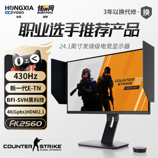 宏夏24.1英寸400hz电竞显示器FastTN360hz游戏显示屏BFI+FK2560
