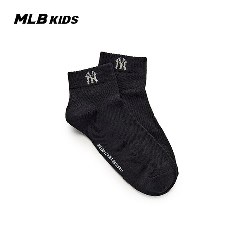 MLB儿童官方男女童经典LOGO时髦感经典百搭休闲短袜26春夏新款