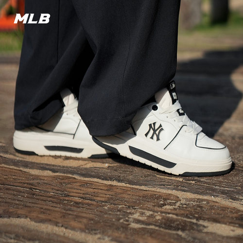 MLB官方男女同款百搭厚底学长鞋