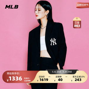 mlb官方男女情侣西装宽松潮22年