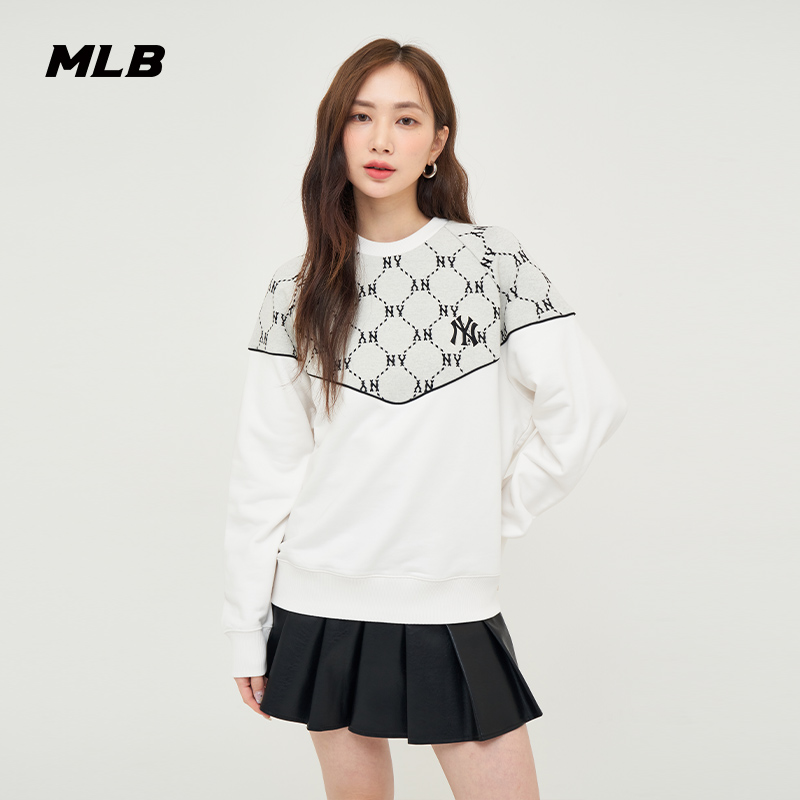 MLB官方圆领套头卫衣24秋季新款