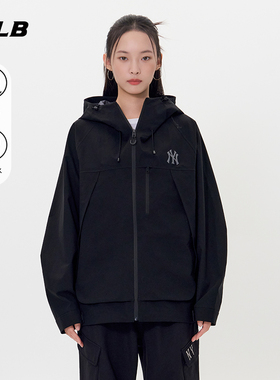 MLB官方 男女情侣冲锋衣防水防泼水时尚夹克外套25秋冬新款WJB20