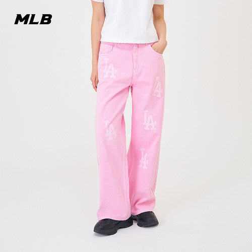 MLB官方女款时尚休闲牛仔裤时尚