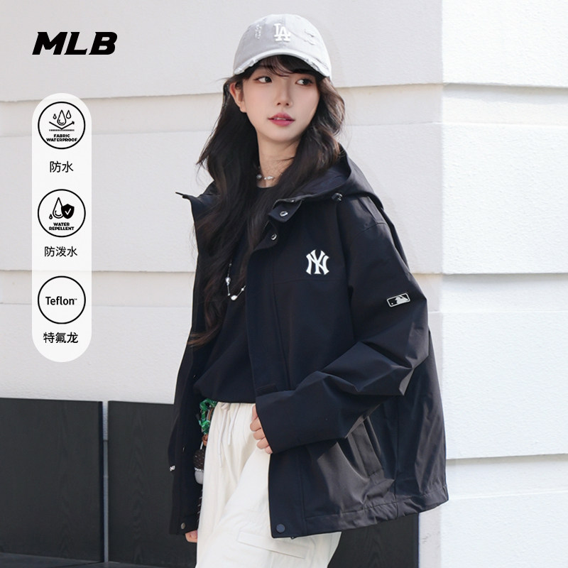 MLB官方 男女同款基础百搭防水防污三防夹克外套26春季新款WJB01,运动服/休闲服装,运动茄克/外套,淘宝优惠券,粉丝福利购,淘宝优惠卷
