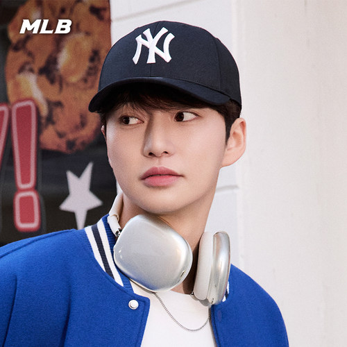 MLB官方 KARINA同款时尚潮流韩系百搭显脸小硬顶棒球帽春夏CPBB2
