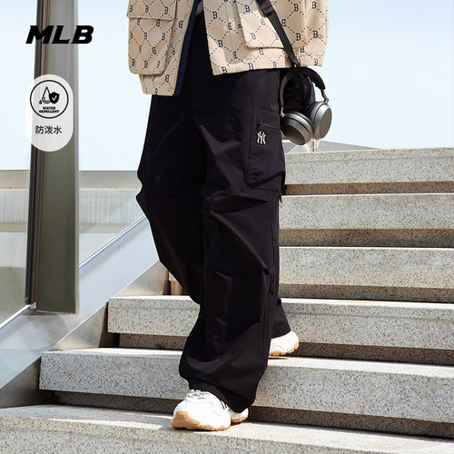 MLB官方 男女情侣时尚工装风防泼水软壳梭织裤25秋季新款WPB17