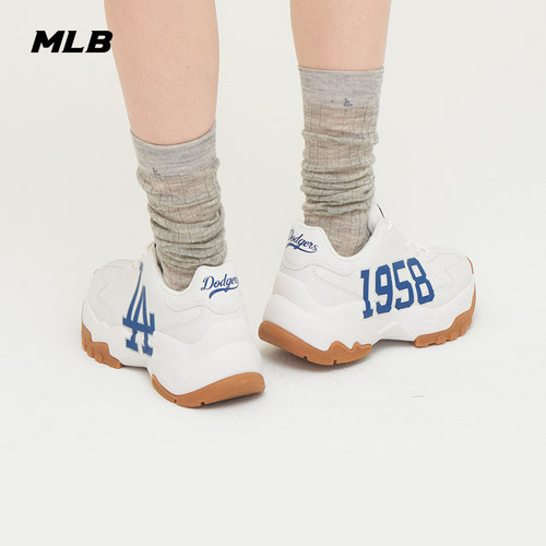 mlb情侣增高厚底老爹鞋