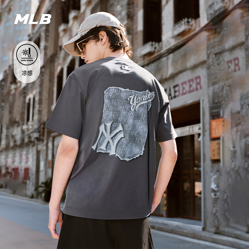 MLB官方男女情侣T恤25夏季新款