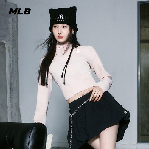 MLB官方 女款韩系百搭时尚修身显瘦夹克外套26春季新款潮流WJB04