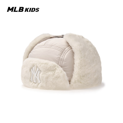 MLB男女童毛绒帽休闲秋冬