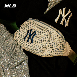 情侣复古老花腰包斜挎包运动秋冬BGC9 补货 HSM01 爆款 MLB官方