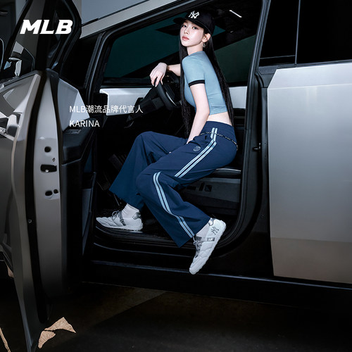 MLB官方 KARINA同款甜美复古芭蕾风百搭薄底德训鞋26春季新款SXMJ