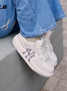 MLB官方 张凌赫同款百搭老花仿牛仔低帮学长鞋SXCLD/SXM05/SXM07